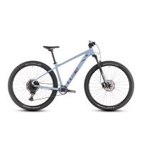 Cube Attention SLX - pigeonblue´n´rubyred